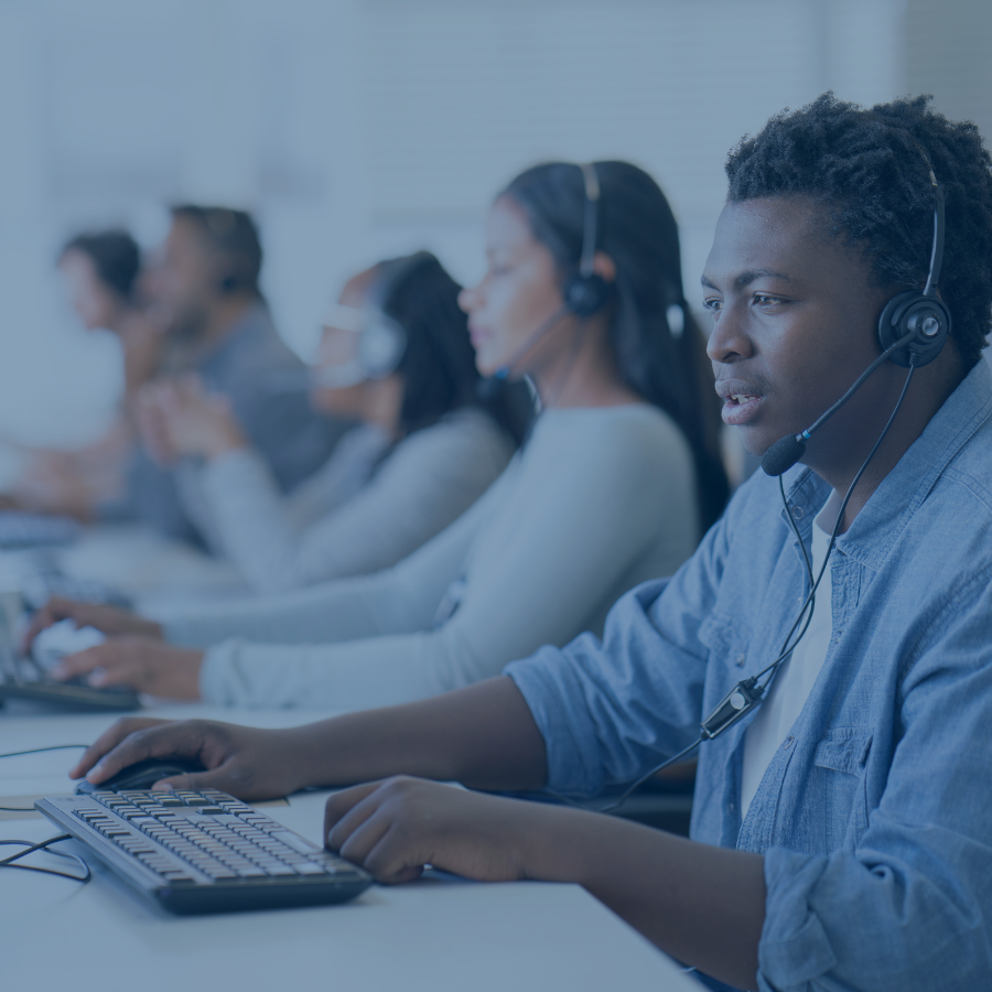 Contact Center Agents following Compliancy Regulations