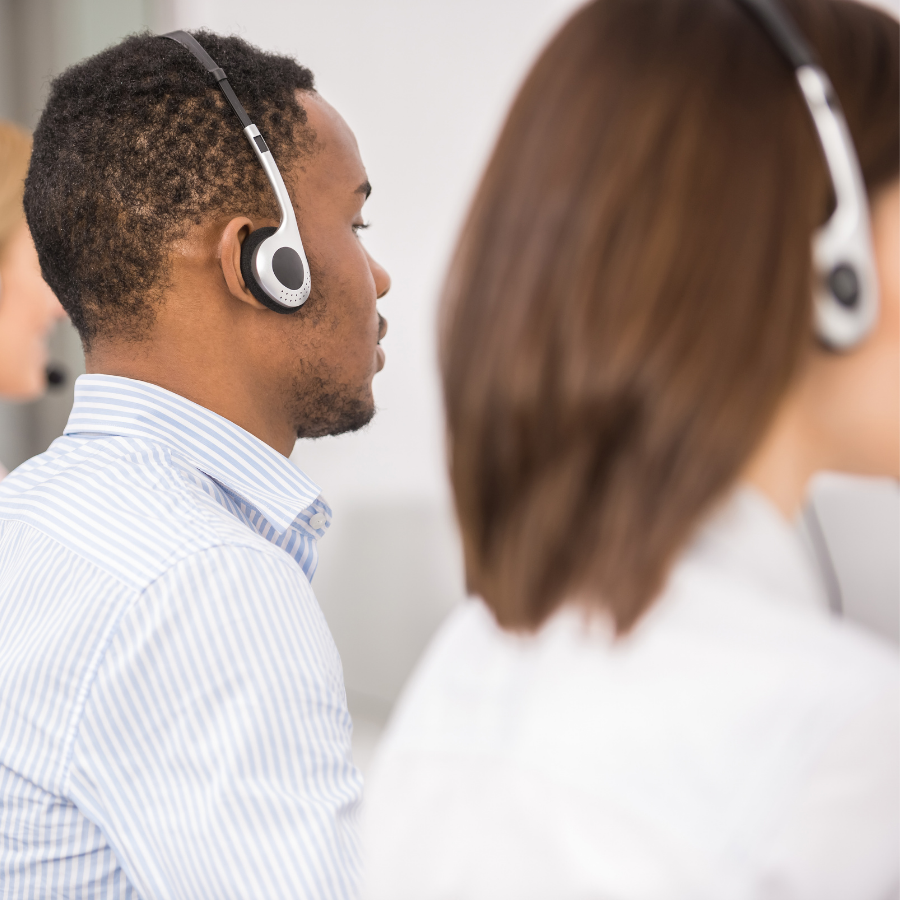 Quality Monitoring Agents Listening to Customer Experience