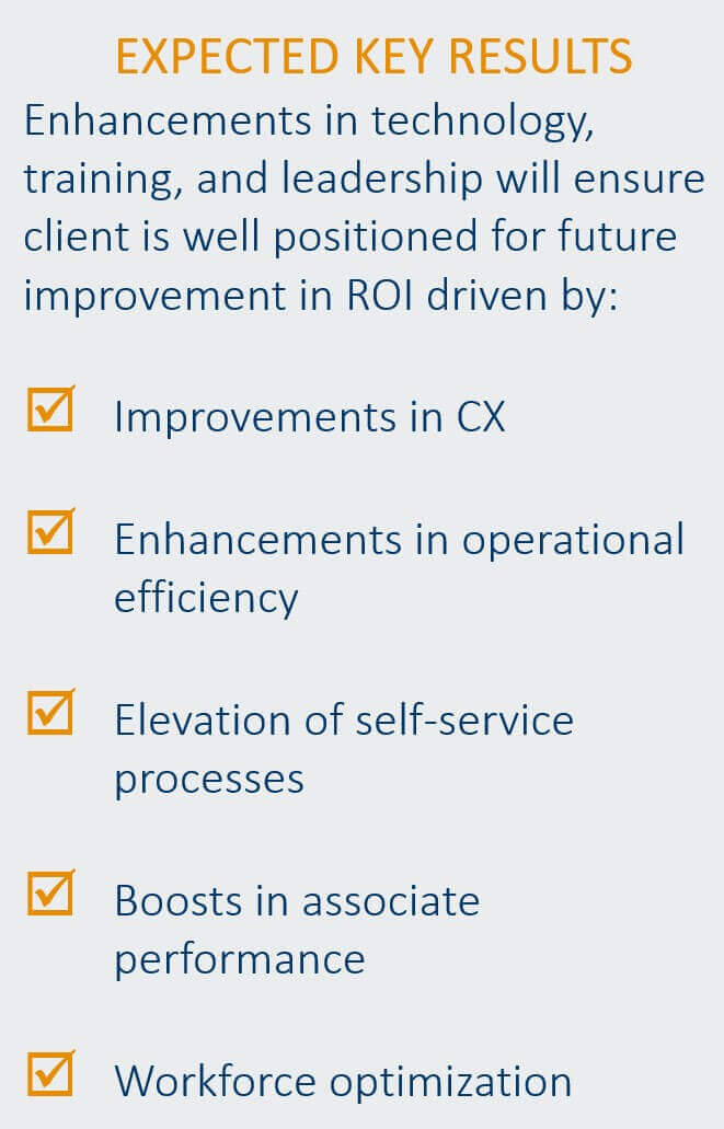 Key Results Retail Contact Center Success Story
